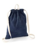 Plecak sznurkowy BagBase Denim Gymsac BG642