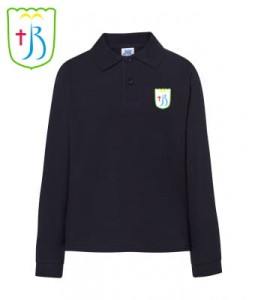 JBM - Polo JUNIOR LS - Koszulka JHK z logo na piersi