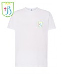 JBM - T-shirt MĘSKI 190 - Koszulka JHK z logo na piersi