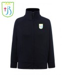 JBM - Bluza JUNIOR na zamek JHK - z logo na piersi