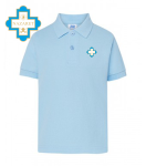 NZT - Polo JHK JUNIOR - Koszulka z logo na piersi