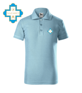 NZT - Polo Malfini JUNIOR - Koszulka z logo na piersi