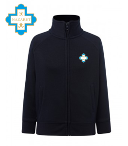 NZT - Bluza JHK JUNIOR na zamek - z logo na piersi 