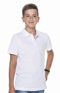 Koszulka Polo JUNIOR ✮PREMIUM✮ Promostars - z logo na piersi