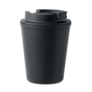Dwuwarstwowy kubek wykonany z PP z zamknięciem