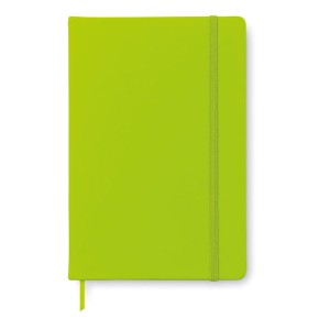 Notes A5 w twardej okładce z PU. 192 stron z papieru recyklingu w linie (96 kartek).